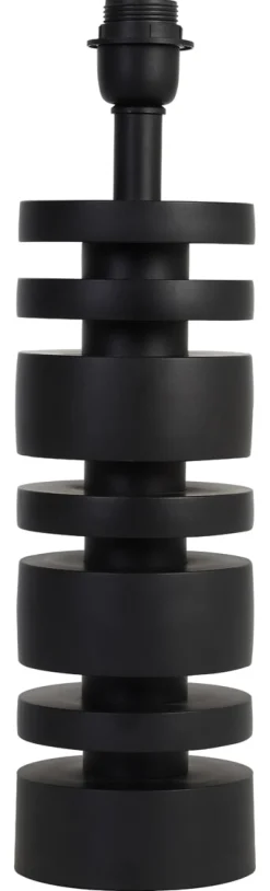 Tafellamp Desley 40cm, kleur Mat Zwart (excl. kap)