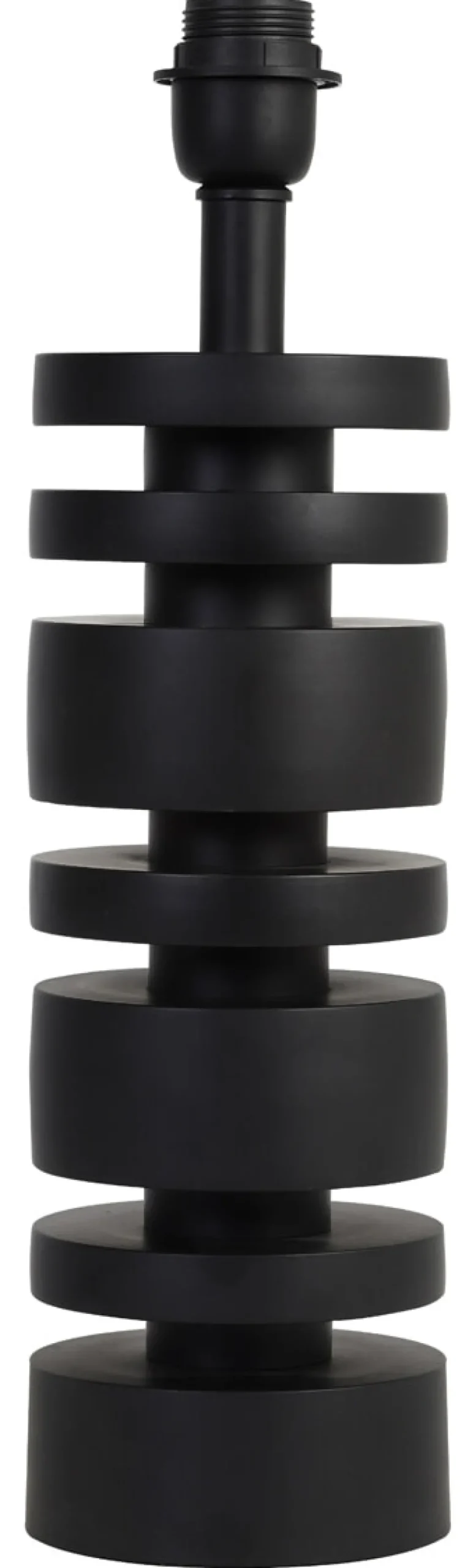 Tafellamp Desley 40cm, kleur Mat Zwart (excl. kap)