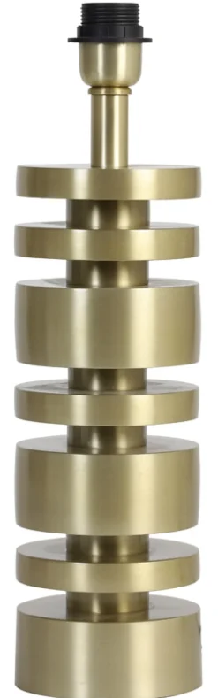 Tafellamp Desley 40cm, kleur Mat Goud (excl. kap)