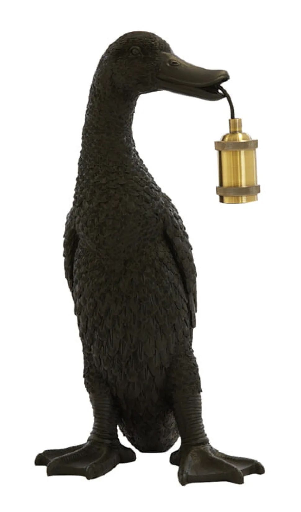 Tafellamp Duck 48cm, kleur Zwart