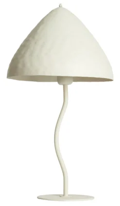 Tafellamp Elimo 50cm, kleur Mat Crème