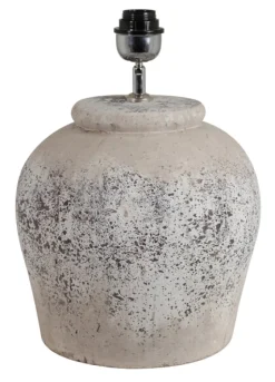 Tafellamp Etna Keramiek, 40cm, kleur Antiek Grijs (excl. kap)