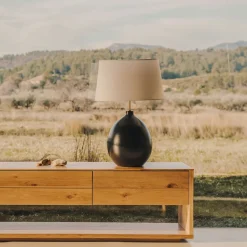 Tafellamp Foixa incl kap, 72cm hoog