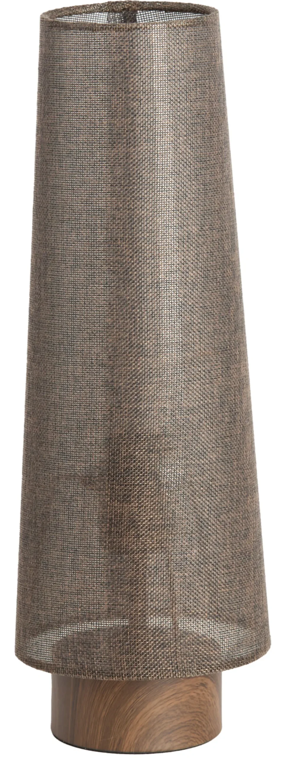 Tafellamp Howie Katoen, kleur Donkerbruin