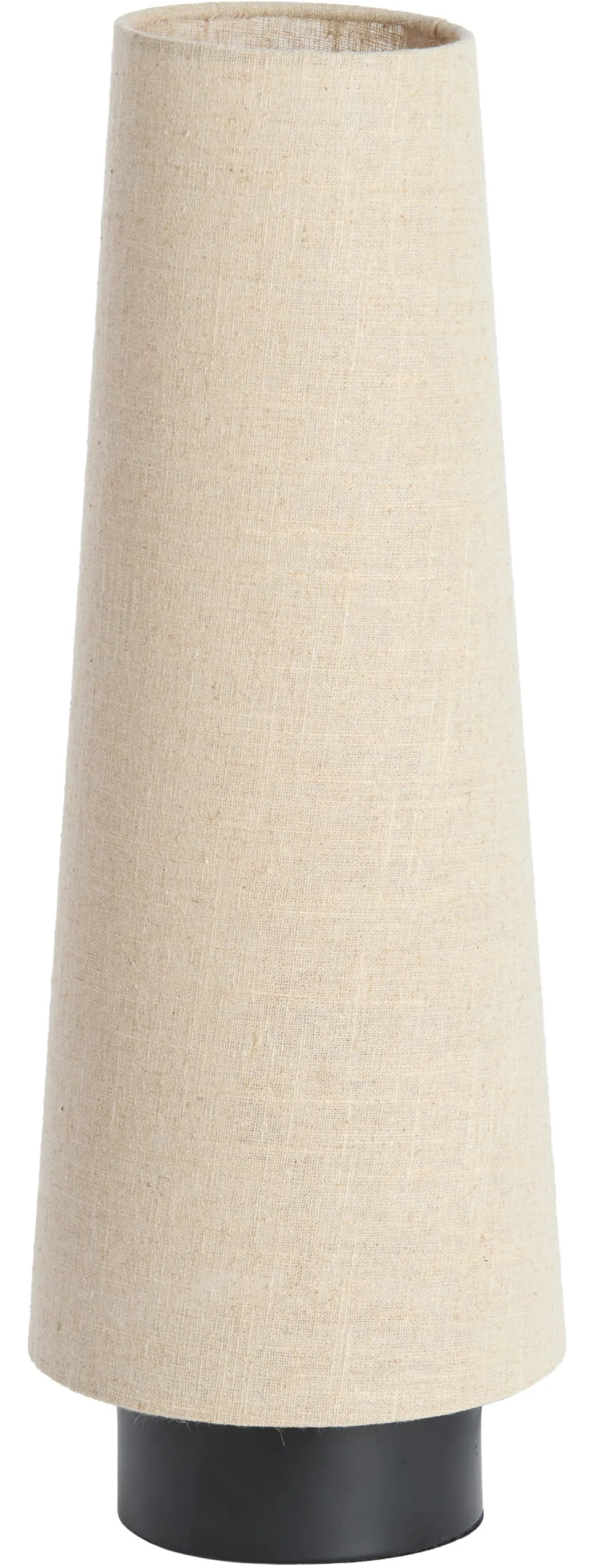 Tafellamp Howie Linnen, kleur Naturel