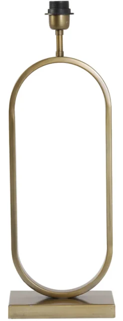 Tafellamp Jamiri 55cm, kleur Antiek Brons (excl. kap)