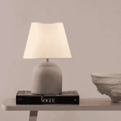 Tafellamp Jatasha kleur Grijs