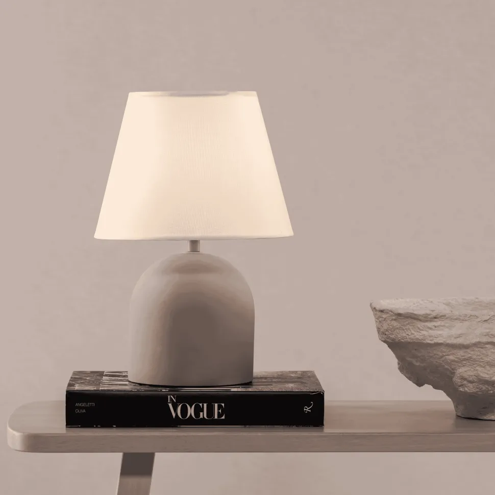 Tafellamp Jatasha kleur Grijs