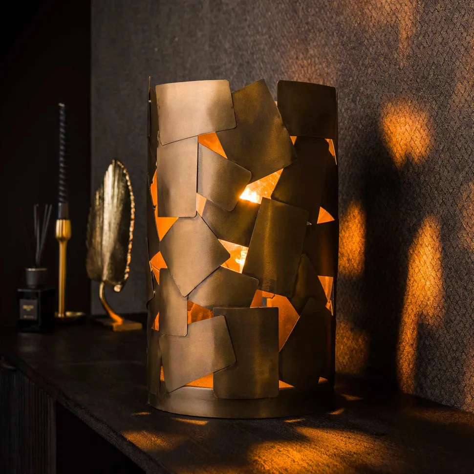 Tafellamp Journey kleur Brons Antiek