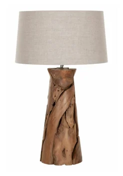 Tafellamp Jungle Teakhout