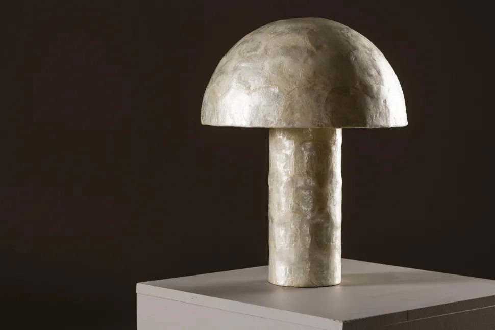 Tafellamp Kammy Capiz, 48cm