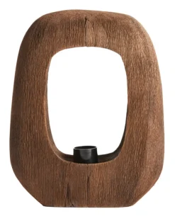 Tafellamp Kelafo Mangohout, kleur Bruin