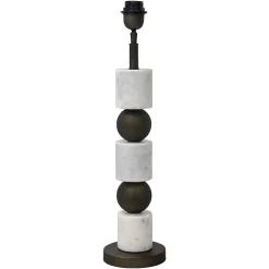 Tafellamp Kiera 54cm, kleur Brass Antique