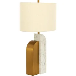 Tafellamp Liliana Marmer en Bouclé