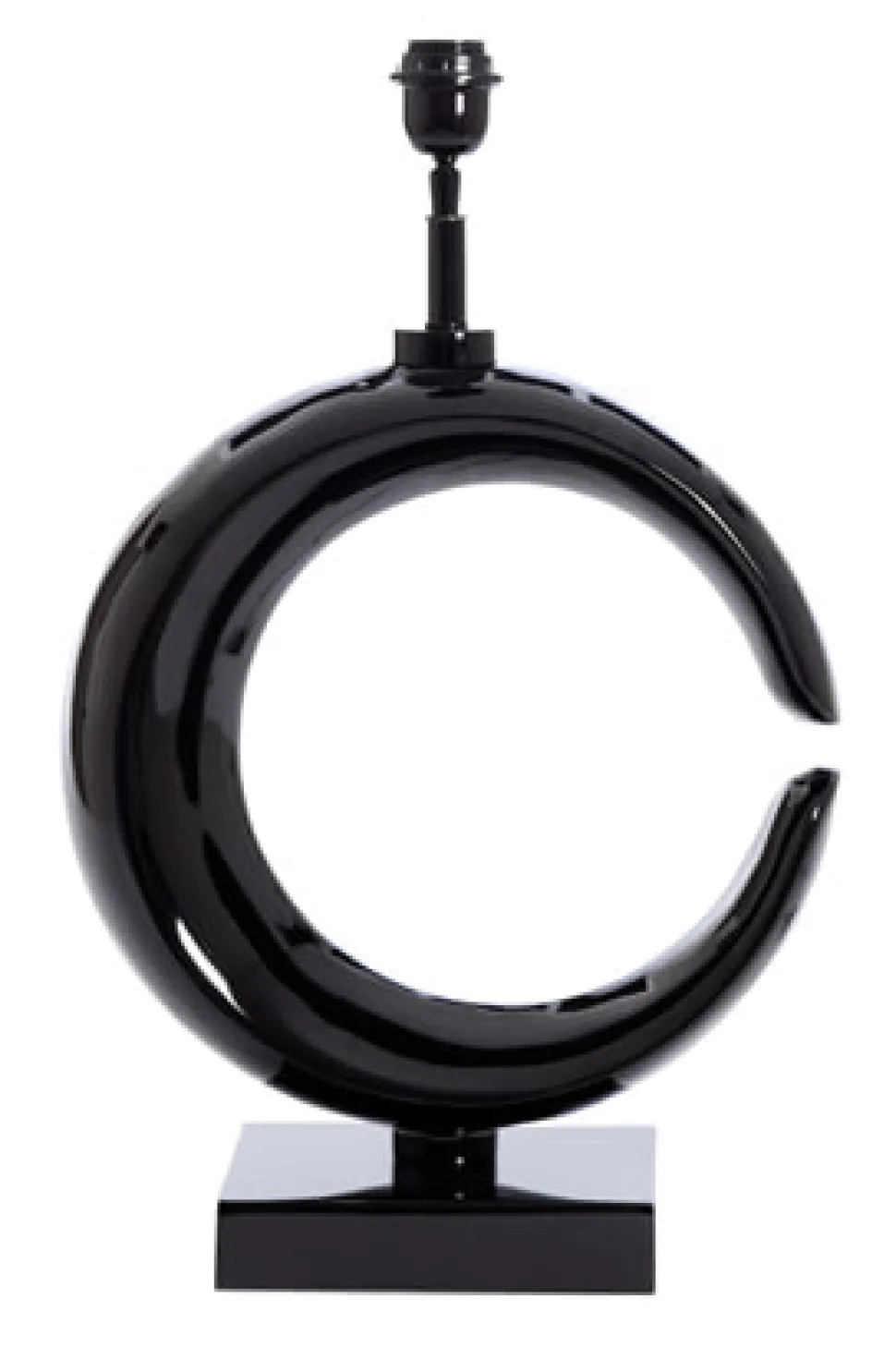 Tafellamp Maan kleur Zwart