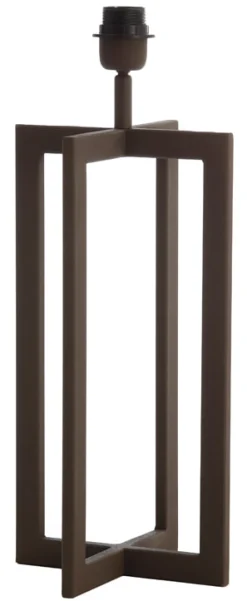 Tafellamp Mace 46cm, kleur Bruin (excl. kap)