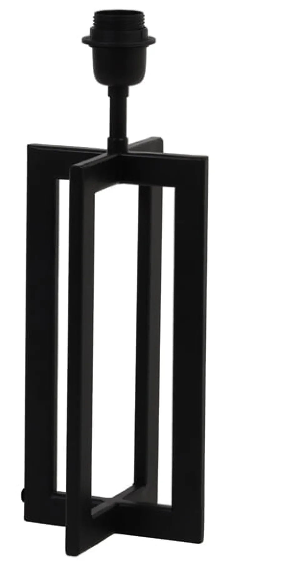 Tafellamp Mace 35cm, kleur Mat Zwart (excl. kap)