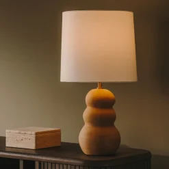 Tafellamp Madsen Terracotta, 55cm hoog