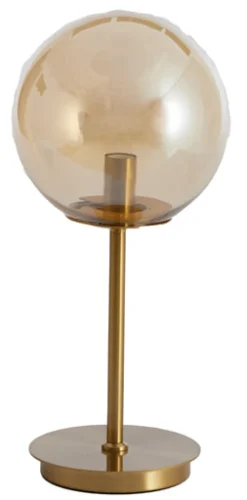 Tafellamp Medina 43cm, kleur Amber/Goud