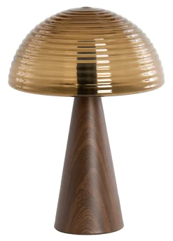 Tafellamp Mueda 43cm, kleur Bruin