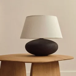 Tafellamp Nessi 35cm, Terracotta look