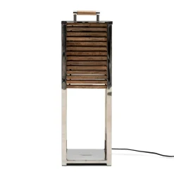 Tafellamp Ocean Cay Hout, kleur Zilver