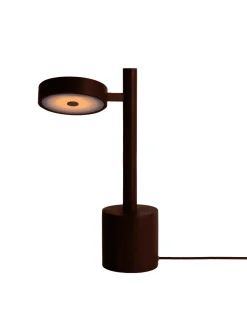 Tafellamp Okinawa Essenhout, 35cm, kleur Bruin