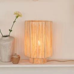 Tafellamp Panama Raffia, 36cm