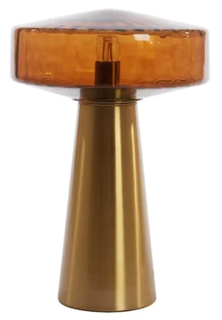 Tafellamp Pleat Glas, 45cm