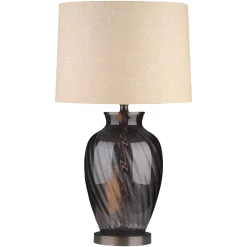 Tafellamp Rowan 65cm, kleur Smoke