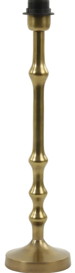 Tafellamp Semut 43cm, kleur Antiek Brons (excl. kap)