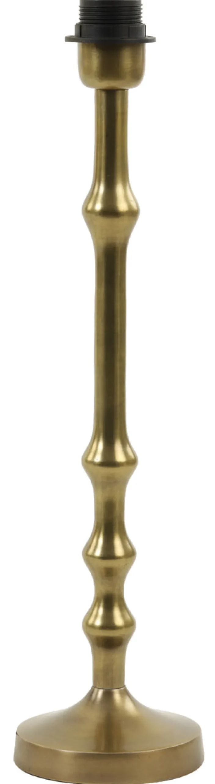 Tafellamp Semut 43cm, kleur Antiek Brons (excl. kap)