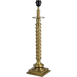 Tafellamp Slone 61cm, kleur Brass Antique