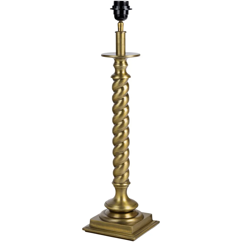 Tafellamp Slone 61cm, kleur Brass Antique
