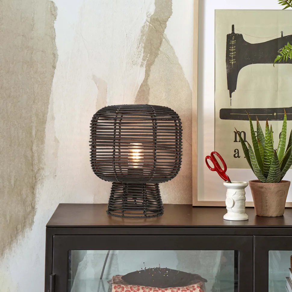 Tafellamp Tanami Rotan, 30cm