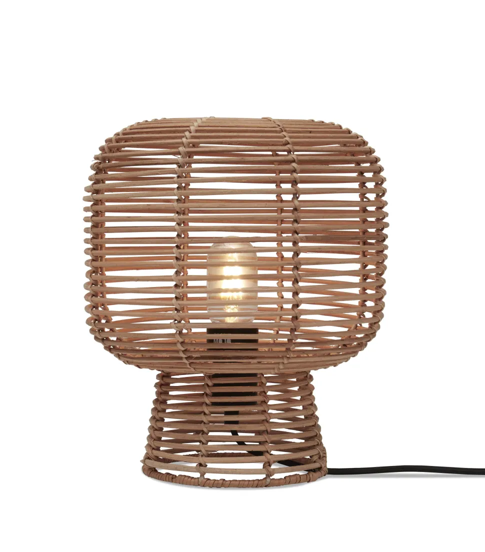Tafellamp Tanami Rotan, 30cm