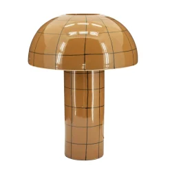 Tafellamp Trazo Keramiek, kleur Bruin