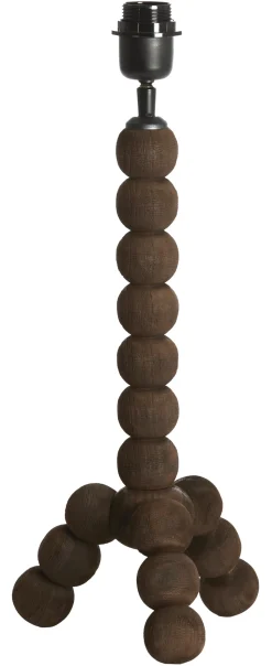 Tafellamp Veglio Mangohout, 40cm (excl. kap)