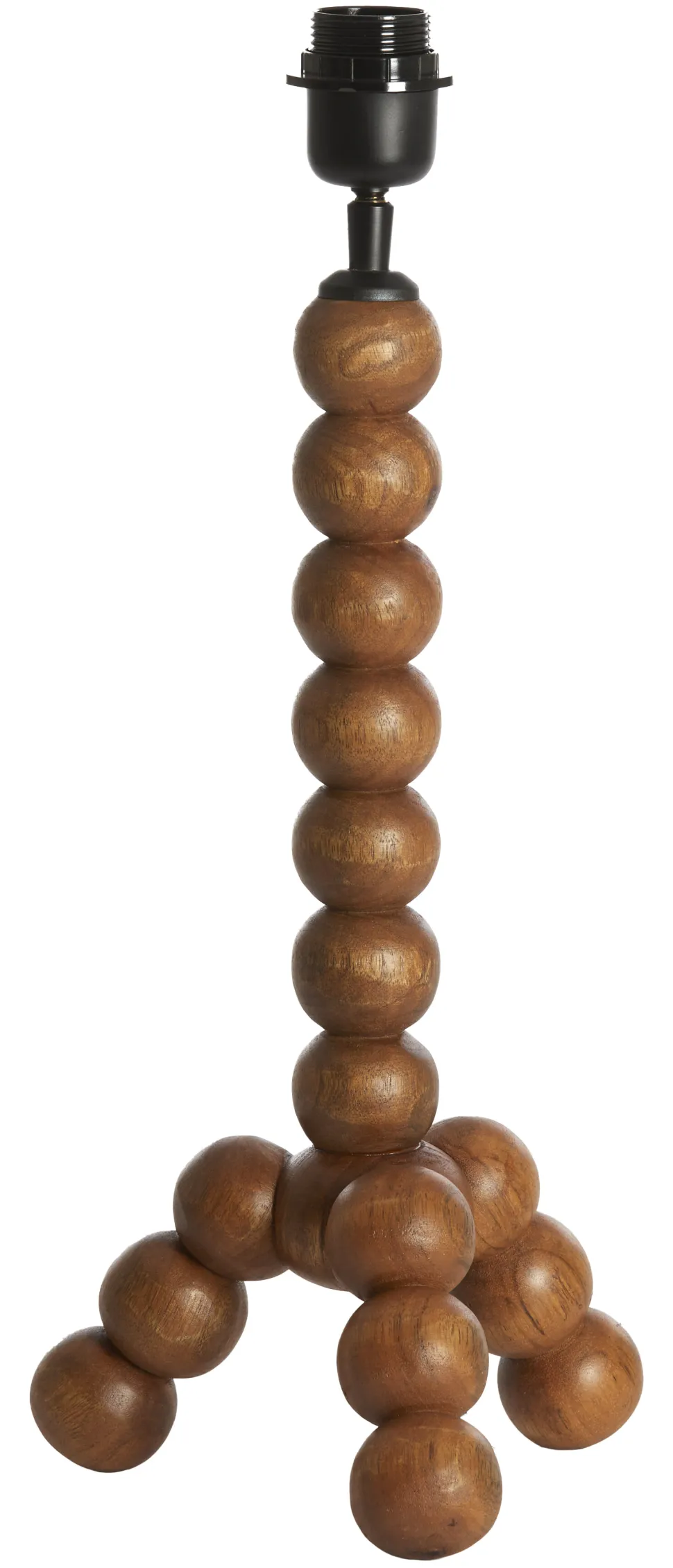 Tafellamp Veglio Mangohout, 40cm (excl. kap)