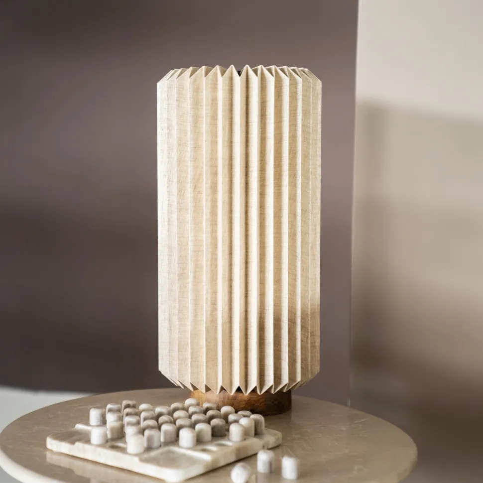 Tafellamp/Vloerlamp Zuki Linnen