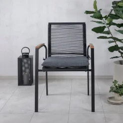 Tuinstoel Marye kleur Zwart