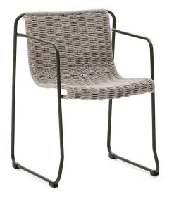 Tuinstoel Maurina Handgeweven touw en staal