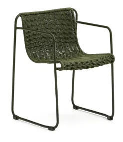 Tuinstoel Maurina Handgeweven touw en staal