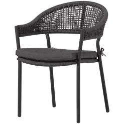 Tuinstoel Rilo Gevlochten touw, kleur Bruin