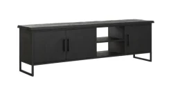 TV-meubel Beam Teakhout, 180cm, kleur Zwart