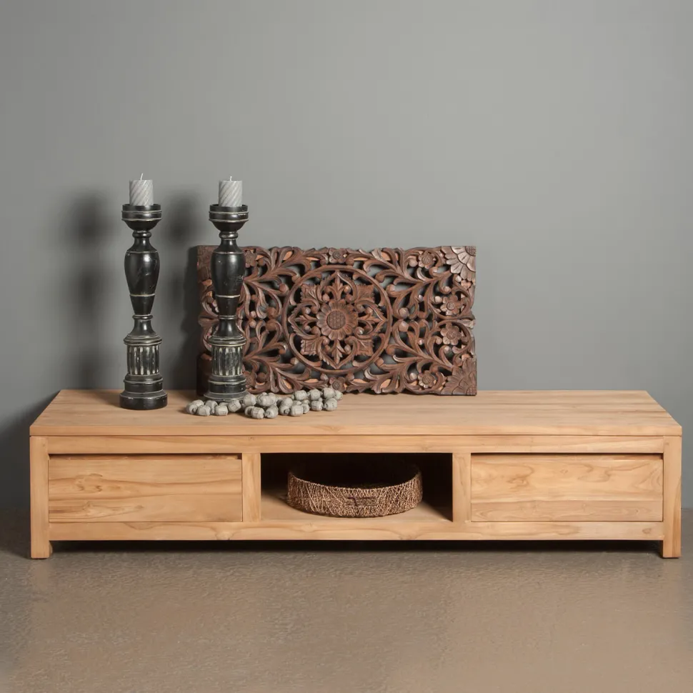 Tv-meubel Corona Teak met 2 laden