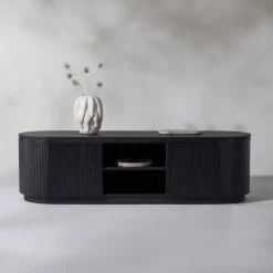 TV-meubel Elouise 160cm, kleur Zwart