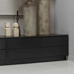 TV-meubel Finca Mat zwart, 100cm