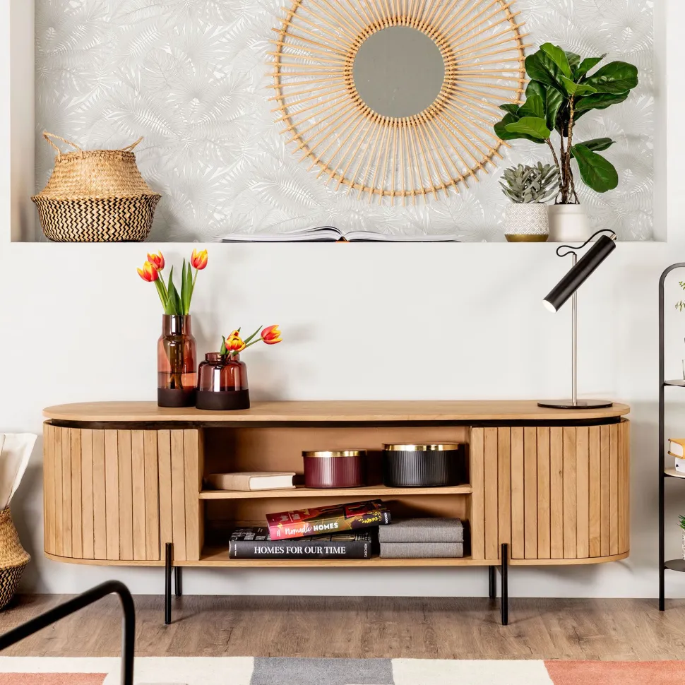 TV-meubel Licia Mangohout, 160cm