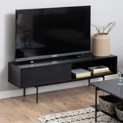 TV-meubel Mick, kleur Zwart